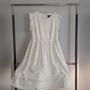 Lane Bryant Ivory Lace Dress